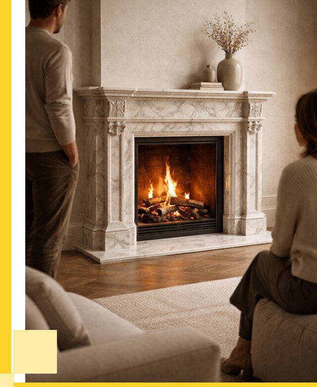 Мраморные камины под ключ в Тюмени от 255175 р. | ЭриданТюм