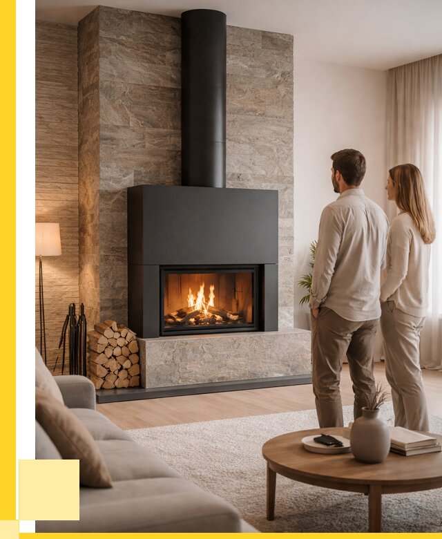 Закрытые камины под ключ в Тюмени от 122484 р., ЭриданТюм