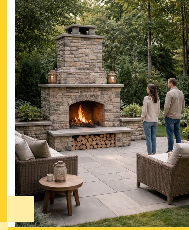 Уличные камины из кирпича в Тюмени от 153105 р. | ЭриданТюм