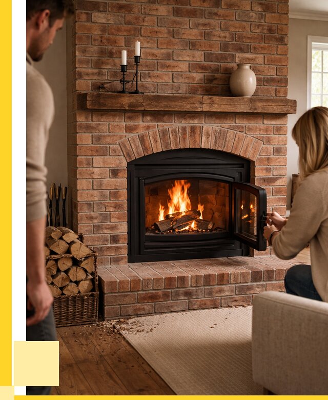 Кирпичные камины под ключ в Тюмени от 153105 р. | ЭриданТюм