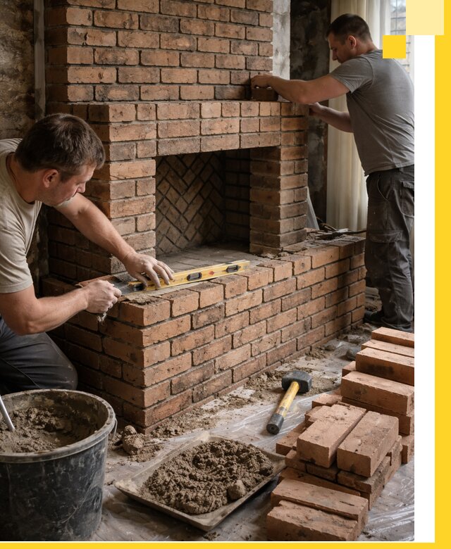 Изготовление и установка кирпичных каминов в Тюмени