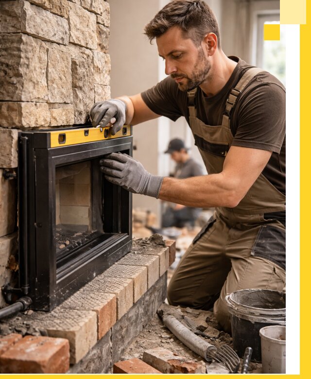 Дровяные камины под ключ в Тюмени: монтаж, обустройство