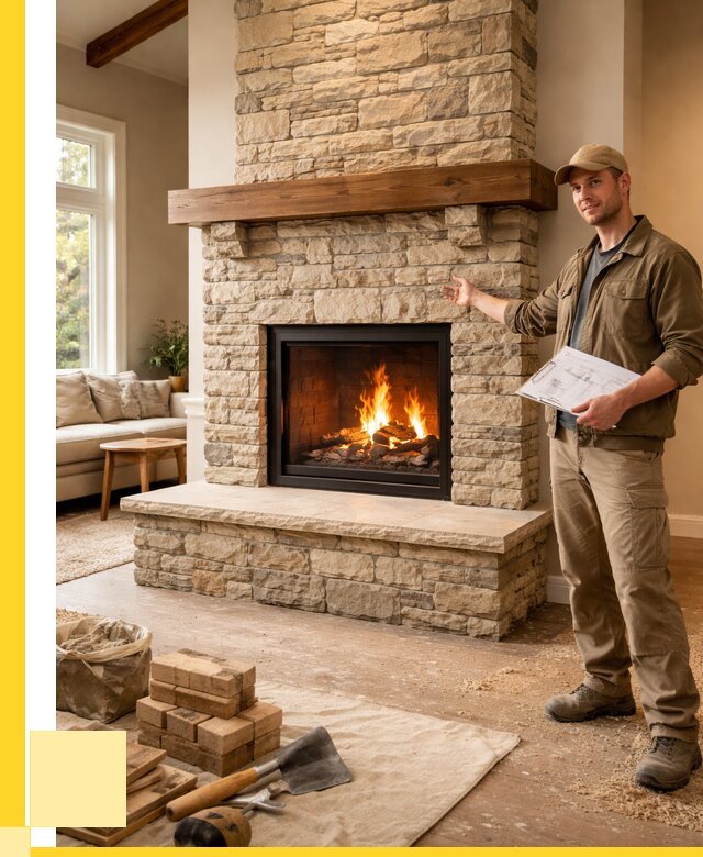 Камины под ключ в Тюмени от 183726 р. | ЭриданТюм — установка