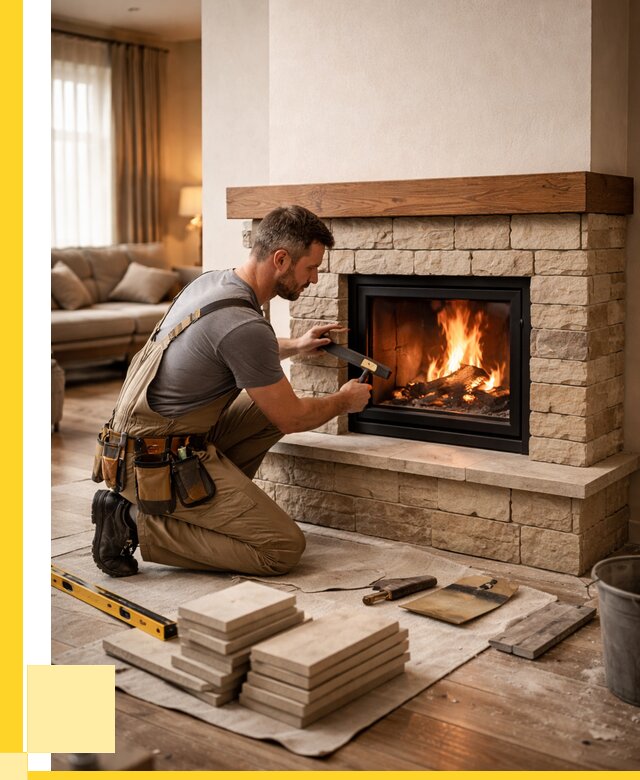 Строительство каминов в Тюмени от 153105 р., ЭриданТюм - под ключ