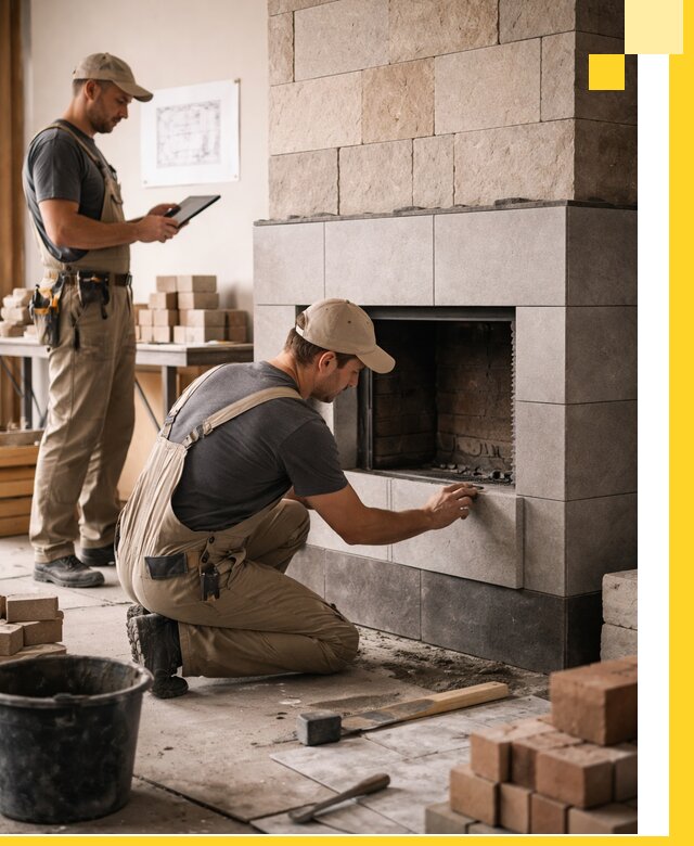 Индивидуальные проекты каминов и каминных систем в Тюмени