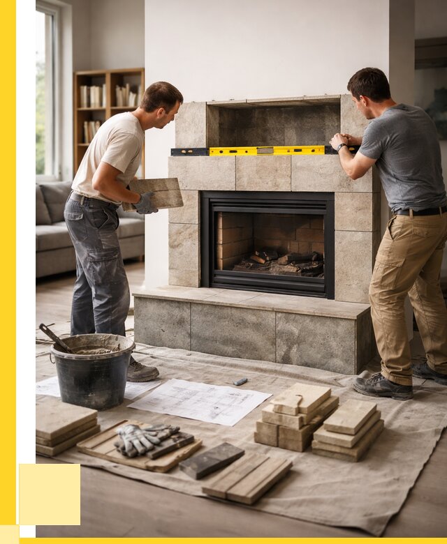 Монтаж каминов и установка в Тюмени от 45932 р. | ЭриданТюм