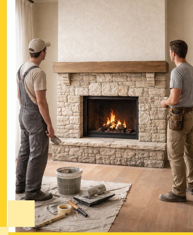 Отделка каминов в Тюмени от 6635 р. под ключ | ЭриданТюм