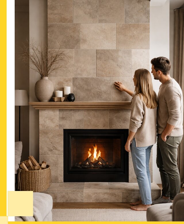 Облицовка каминов керамогранитом в Тюмени от 4593 р. | ЭриданТюм