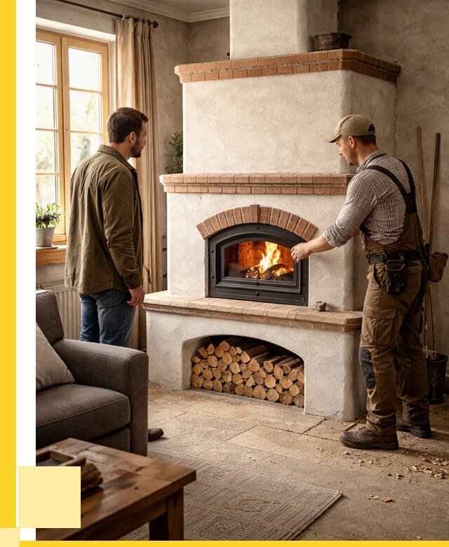 Печи камины в Тюмени: кирпичные, изразцовые от 61242 р. | ЭриданТюм