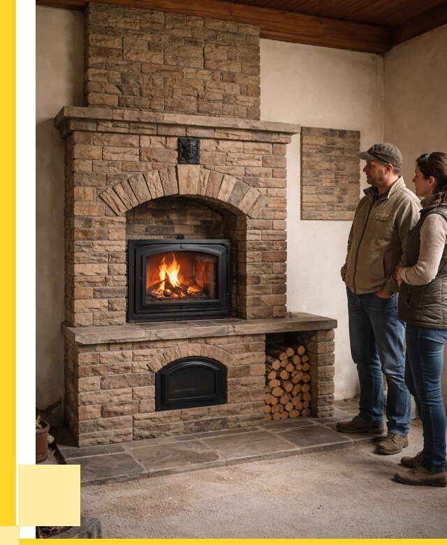 Кирпичная печь под ключ в Тюмени от 153105 р. | ЭриданТюм