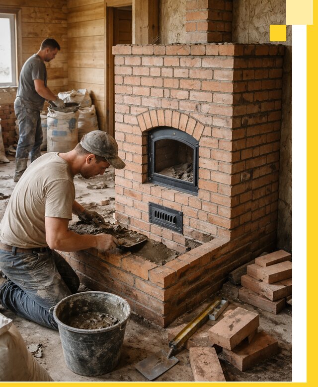 Профессиональное строительство печей в Тюмени под ключ