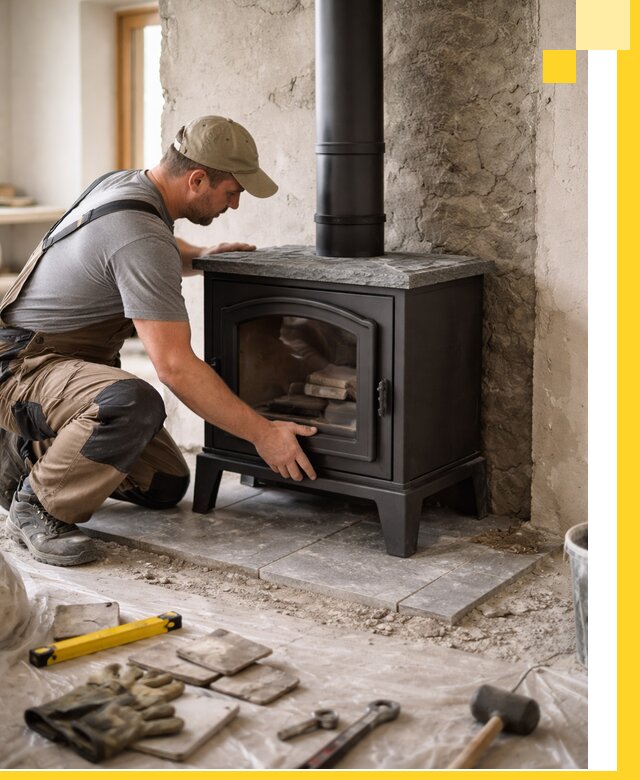 Профессиональный монтаж печей и каминов в Тюмени под ключ