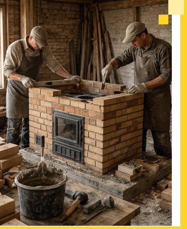 Изготовление и установка варочных печей под ключ в Тюмени