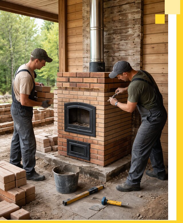 Производство и установка дачных печей под ключ в Тюмени