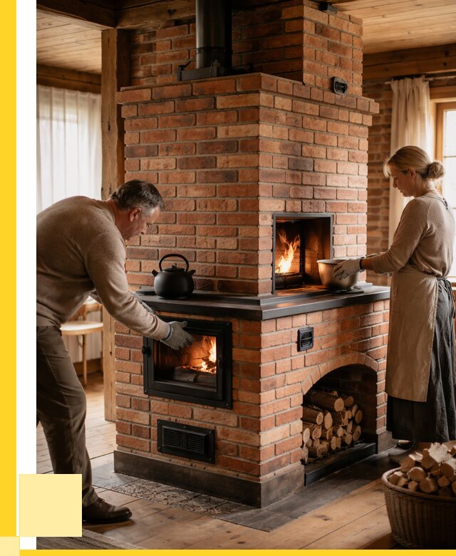 Печи для загородного дома под ключ в Тюмени от 81656 р. | ЭриданТюм