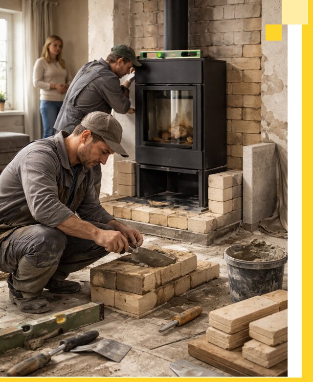 Печи и камины под ключ: проект, установка в Тюмени