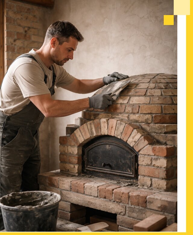 Изготовление и монтаж помпейских печей на заказ в Тюмени