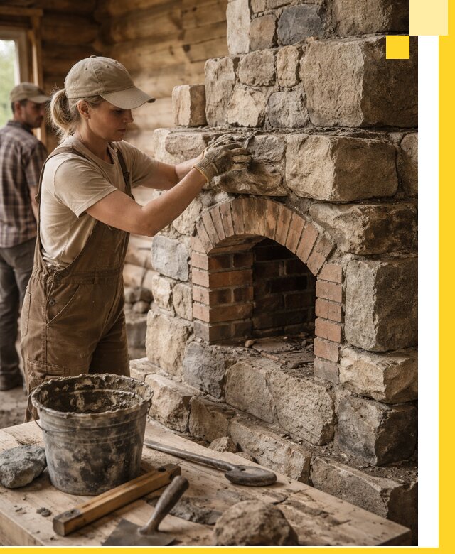 Каменные печи на заказ и монтаж в Тюмени, долговечные решения