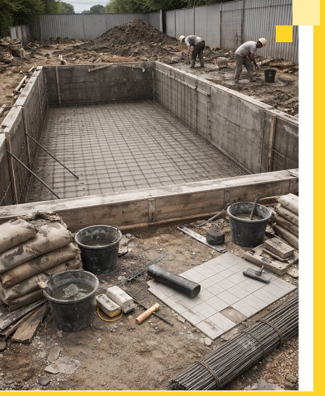 Строительство бассейнов под ключ в Тюмени, дизайн и монтаж