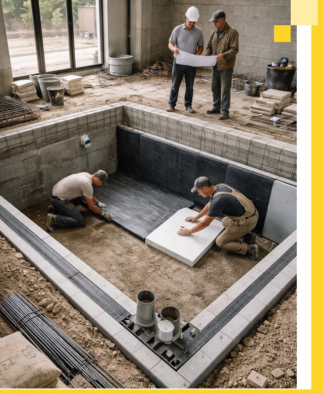 Проекты частных и общественных бассейнов под ключ в Тюмени