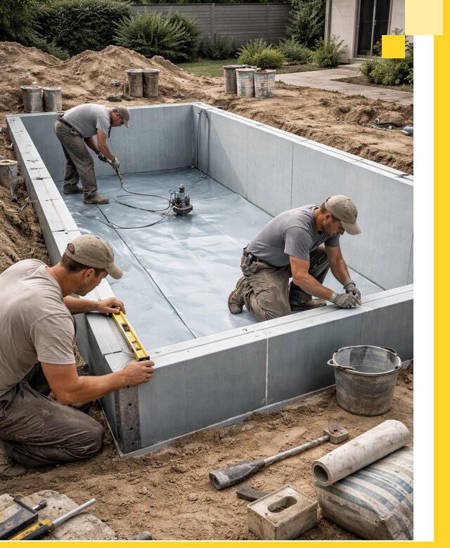 Профессиональный монтаж бассейнов под ключ в Тюмени с гарантией