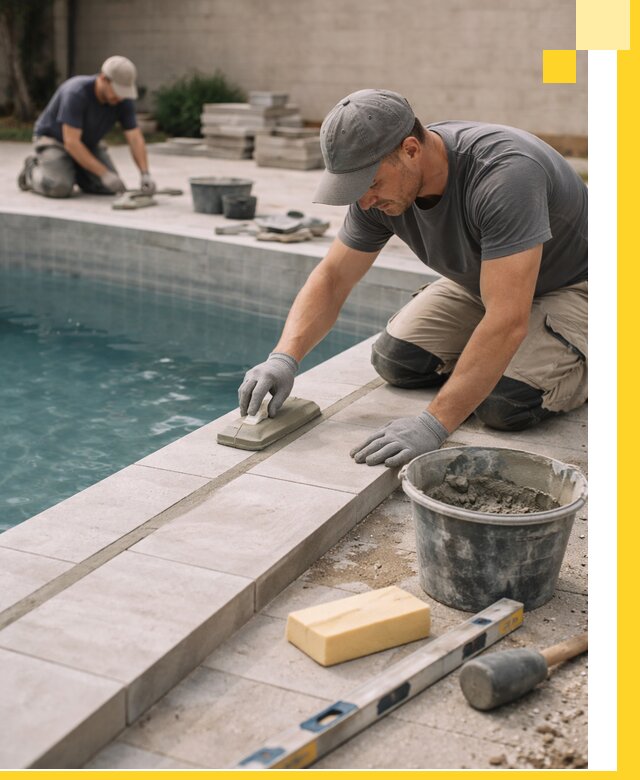 Отделка бассейнов в Тюмени: декоративная отделка и гидроизоляция