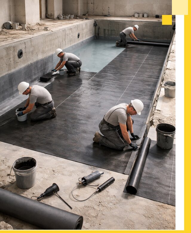 Профессиональная гидроизоляция бассейнов и чаш в Тюмени под ключ