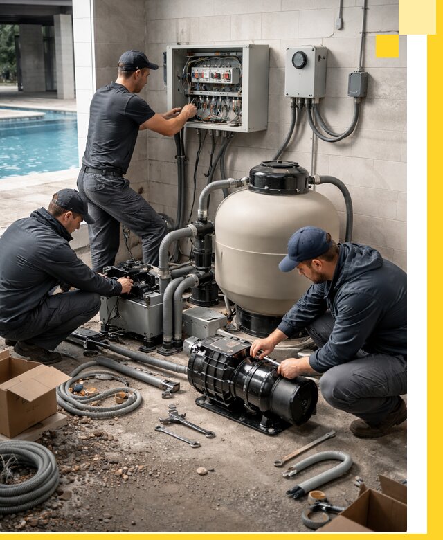 Профессиональный монтаж оборудования для бассейнов в Тюмени