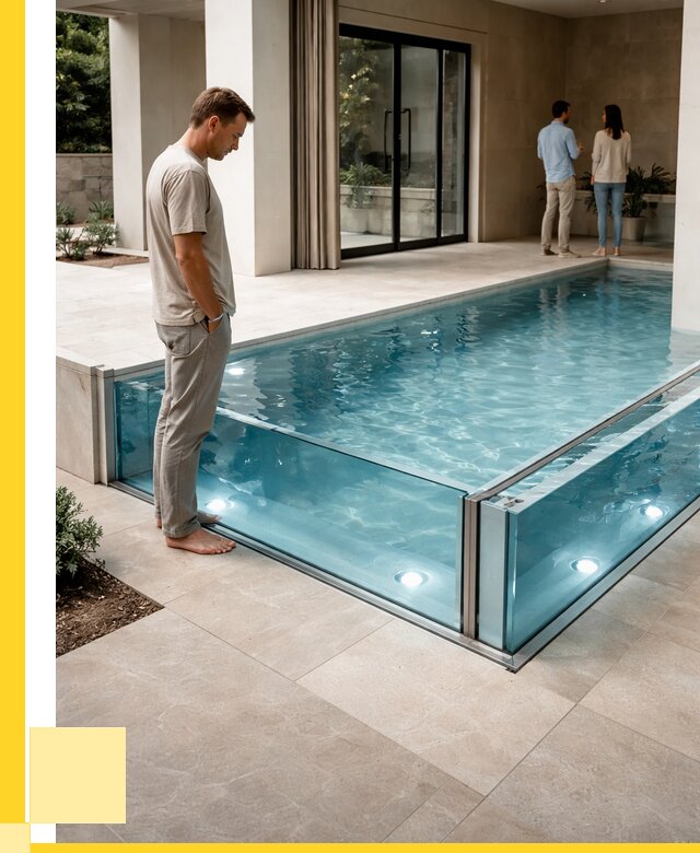 Стеклянные бассейны в Тюмени от 1224840 р. | ЭриданТюм — мозаика