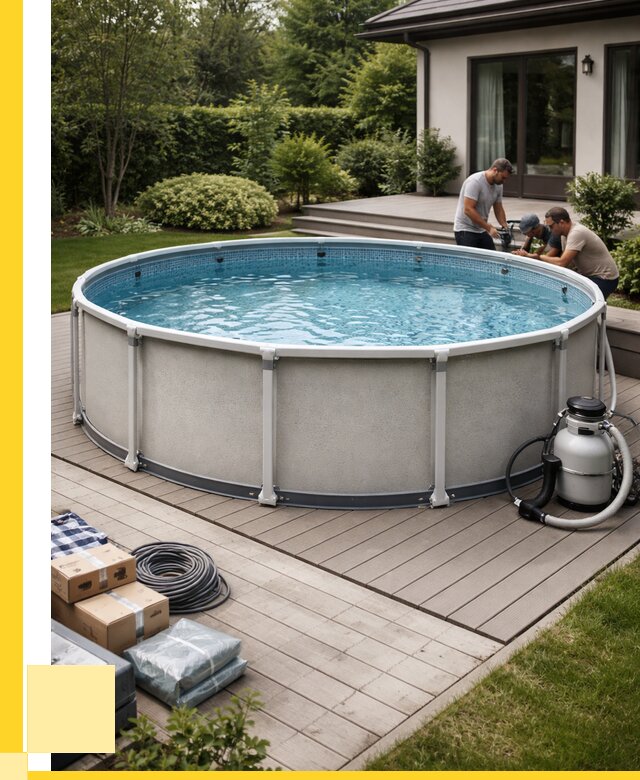 Купить каркасные бассейны в Тюмени от 45932 р. | ЭриданТюм