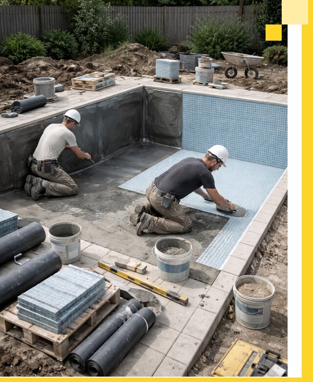 Проектирование и строительство стационарных бассейнов в Тюмени