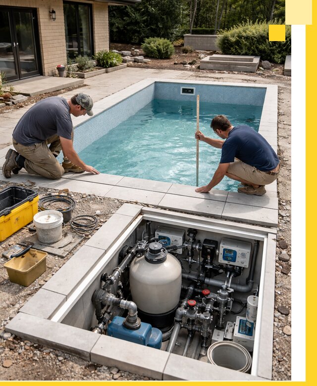 Строительство качественных домашних бассейнов под ключ в Тюмени