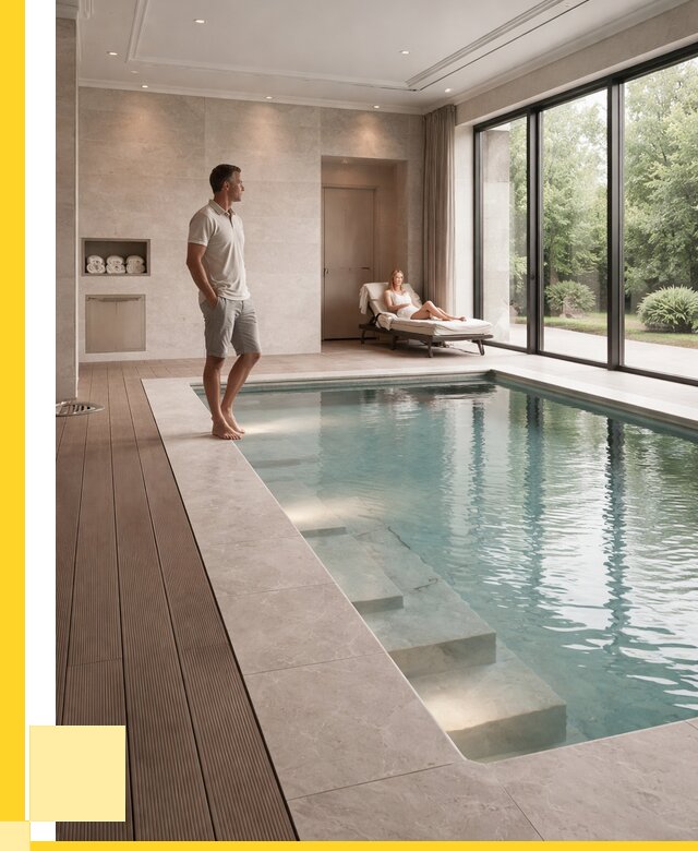 Бассейны в коттедже под ключ в Тюмени от 1224840 р. | ЭриданТюм