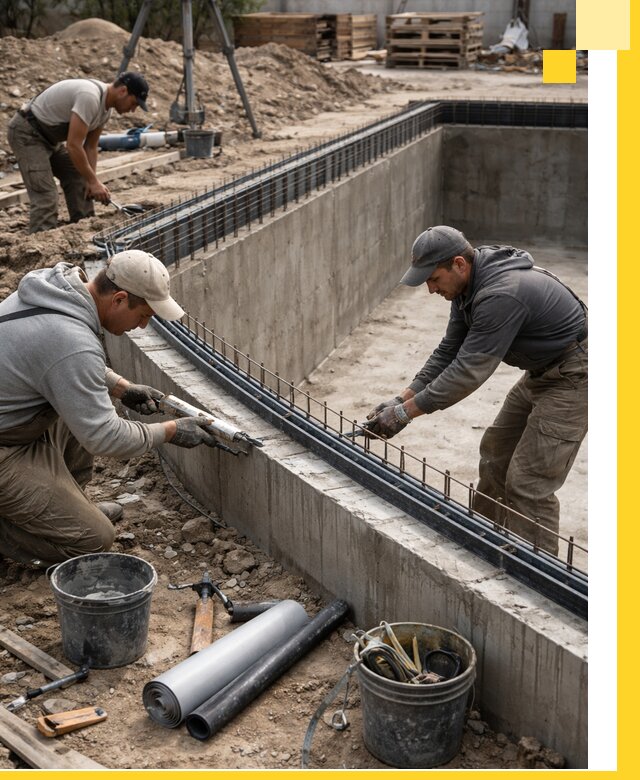 Качественный монтаж чаши бассейна в Тюмени под ключ с гарантией