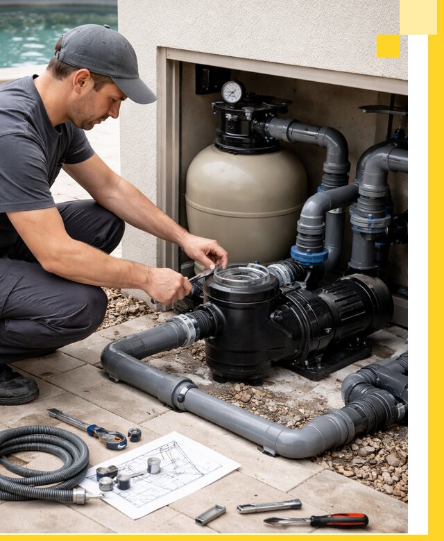 Поставка, монтаж и сервис насосов для бассейнов в Тюмени