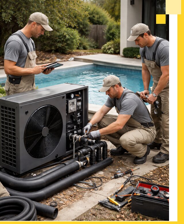 Проектирование и установка тепловых насосов для бассейнов в Тюмени