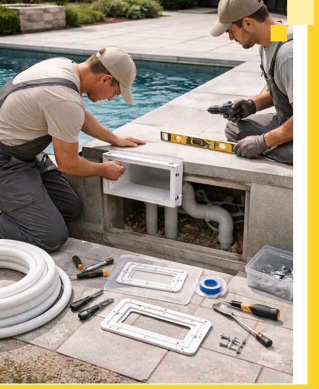 Поставка и установка скиммеров для бассейнов в Тюмени