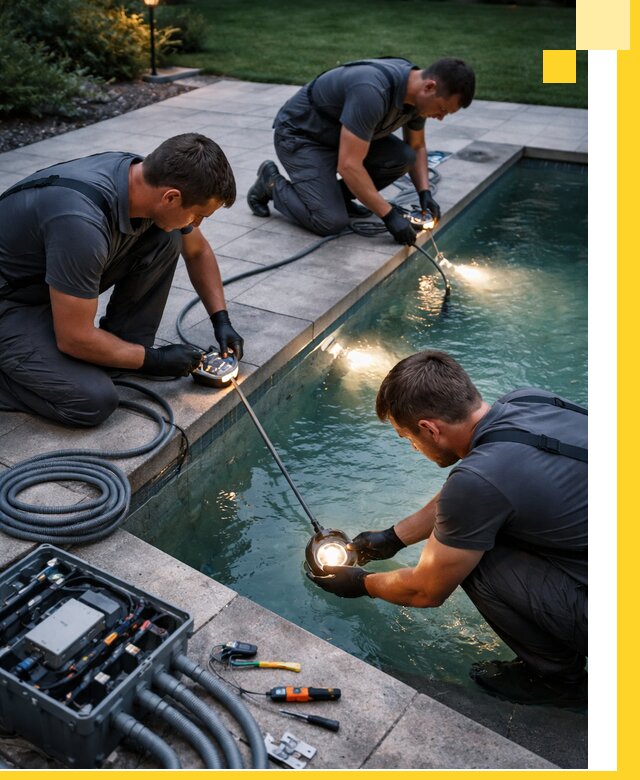 Профессиональное освещение бассейнов в Тюмени: дизайн и монтаж