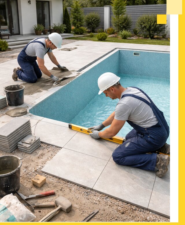 Строительство и монтаж плавательных бассейнов под ключ в Тюмени