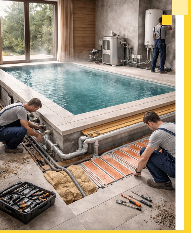 Проектирование и строительство тёплых бассейнов в Тюмени