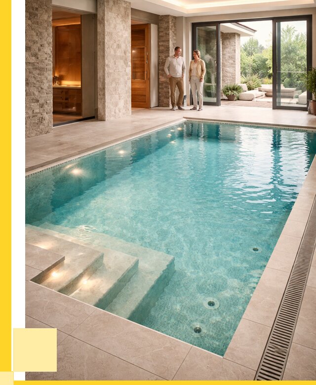 Бассейн во дворе в Тюмени: проект, отделка от 1224840 р. | ЭриданТюм