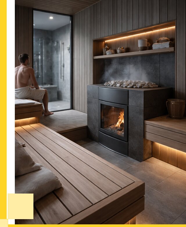Проект сауны в частном доме в Тюмени от 35725 р. | ЭриданТюм