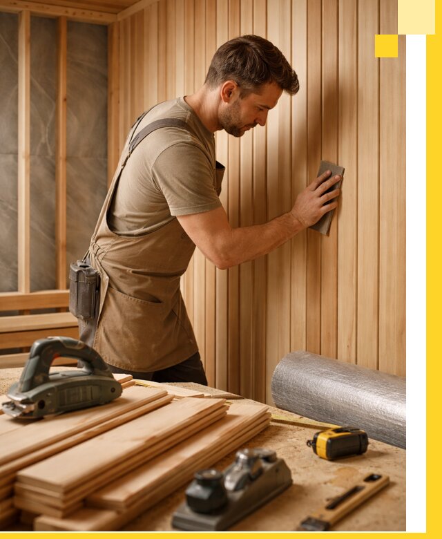 Профессиональная отделка саун и парных под ключ в Тюмени