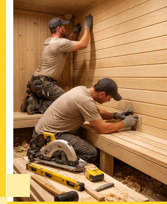 Обшивка саун вагонкой в Тюмени от 2552 р. | ЭриданТюм