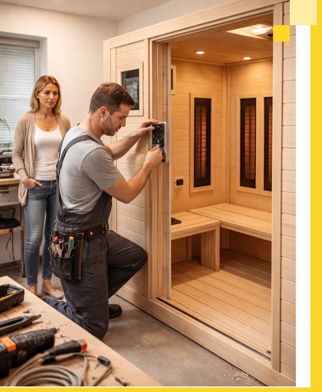 Инфракрасные сауны под ключ в Тюмени продажа и установка