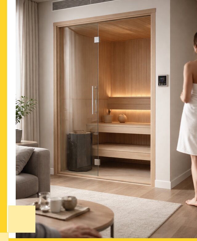 Сауна в квартире под ключ в Тюмени от 122484 р. ЭриданТюм