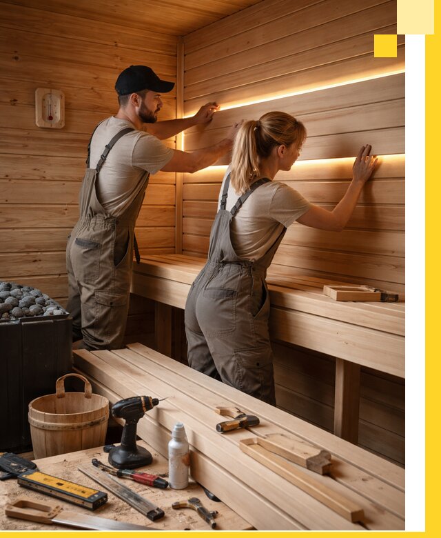 Дизайн саун и бань под ключ с индивидуальным проектом в Тюмени