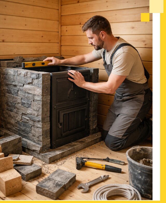 Производство и установка печей для саун под ключ в Тюмени