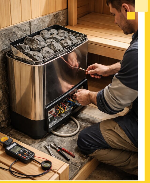 Продажа и установка электрокаменок для саун в Тюмени