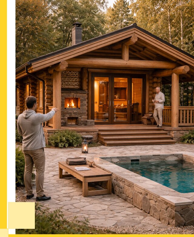 Проекты бань и хамам в Тюмени от 25518 р. | ЭриданТюм